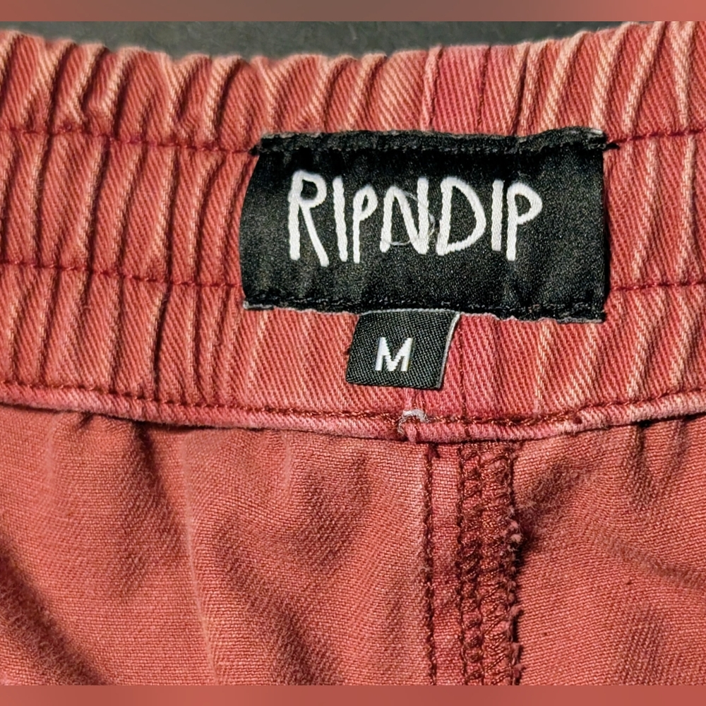 RIPNDIP Shorts Mens Medium 100% Cotton Drawstring Waist - Picture 2 of 6